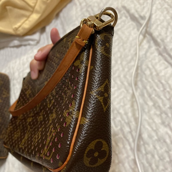 💯 Auth Louis Vuitton Perforated Speedy/pochette - Picture 8 of 13